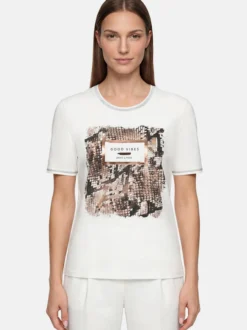 Betty Barclay Damen Basic Shirt in beige