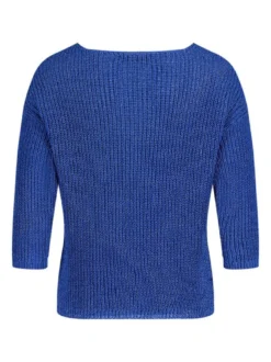 Betty Barclay Damen Basic-Strickpullover in blau