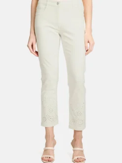 Betty Barclay Damen Casual-Hose in weiß