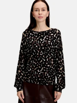 Betty Barclay Damen Feinstrickpullover in braun mehrfarbig