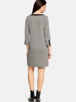 Betty Barclay Damen Jerseykleid in schwarz weiß