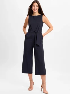 Betty Barclay Damen Jumpsuit in marine - Ärmel: ohne Arm