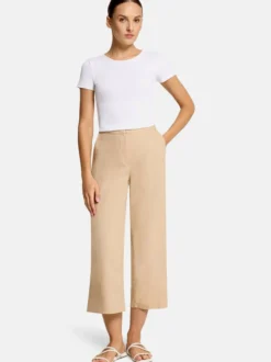Betty Barclay Damen Leinenhose in beige