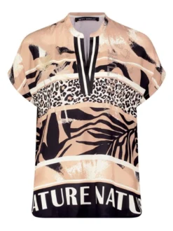 Betty Barclay Damen Longbluse in beige