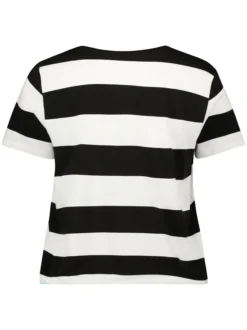 Betty Barclay Damen Ringelshirt in schwarz mehrfarbig