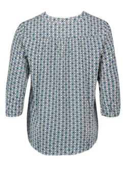 Betty Barclay Damen Schlupfbluse in petrol mehrfarbig