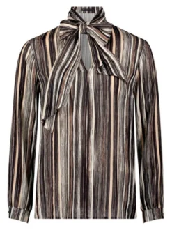 Betty Barclay Damen Schlupfbluse in schwarz mehrfarbig