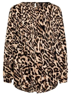 Betty Barclay Damen Schlupfbluse in schwarz mehrfarbig