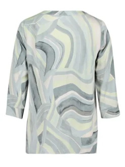 Betty Barclay Damen Schlupfbluse in mint mehrfarbig