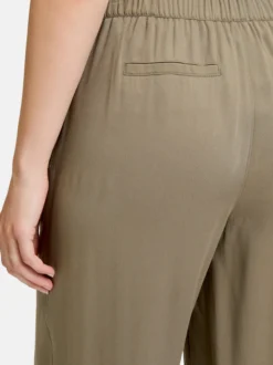 Betty Barclay Damen Schlupfhose in khaki oliv
