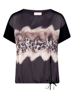 Betty Barclay Damen Shirt in schwarz mehrfarbig