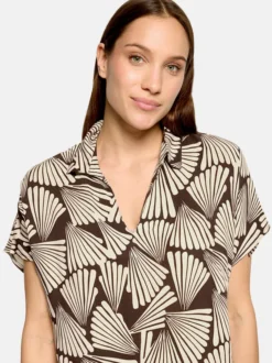 Betty Barclay Damen Sommerkleid in braun mehrfarbig