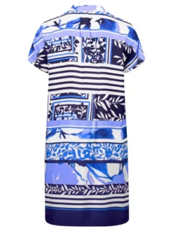 Betty Barclay Damen Sommerkleid in hellblau mehrfarbig