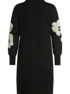 Betty Barclay Damen Strickkleid in schwarz weiß