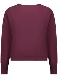 Betty Barclay Damen Strickpullover in aubergine