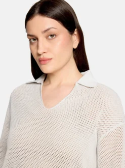 Betty Barclay Damen Strickpullover in ecru