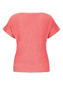 Betty Barclay Damen Strukturshirt in koralle