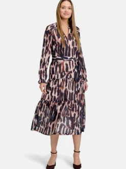 Betty Barclay Damen Stufenkleid in mehrfarbig