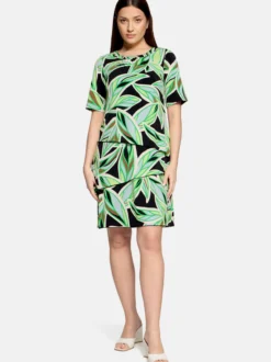 Betty Barclay Damen Stufenkleid in grün