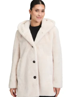 Betty Barclay Damen Teddy-Jacke in ecru