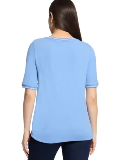 Betty Barclay Damen T-Shirt in hellblau - Ärmel: kurzarm