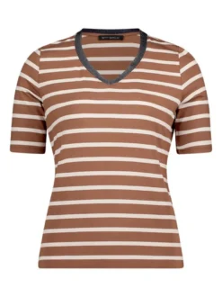 Betty Barclay Damen T-Shirt in braun mehrfarbig