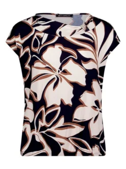 Betty Barclay Damen T-Shirt in marine mehrfarbig