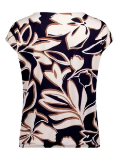 Betty Barclay Damen T-Shirt in marine mehrfarbig