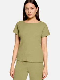 Betty Barclay Damen T-Shirt in khaki