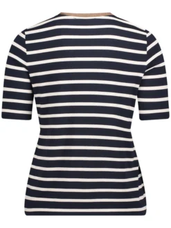 Betty Barclay Damen T-Shirt in marine ecru