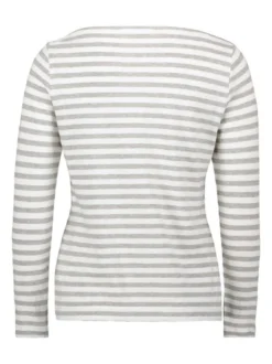 Betty & Co Damen Ringelshirt in weiß