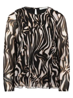 Betty & Co Damen Schlupfbluse in mehrfarbig schwarz