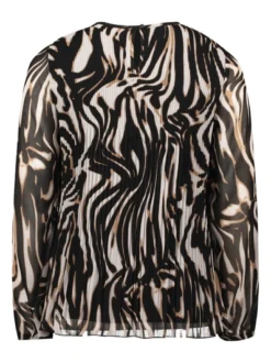 Betty & Co Damen Schlupfbluse in mehrfarbig schwarz