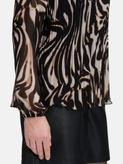 Betty & Co Damen Schlupfbluse in mehrfarbig schwarz