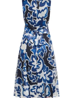 Betty & Co Damen Sommerkleid in indigo weiß