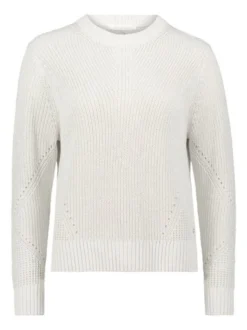 Betty & Co Damen Strickpullover in weiß