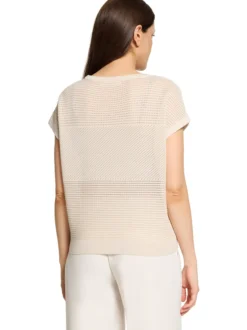 Betty & Co Damen Strickshirt in beige