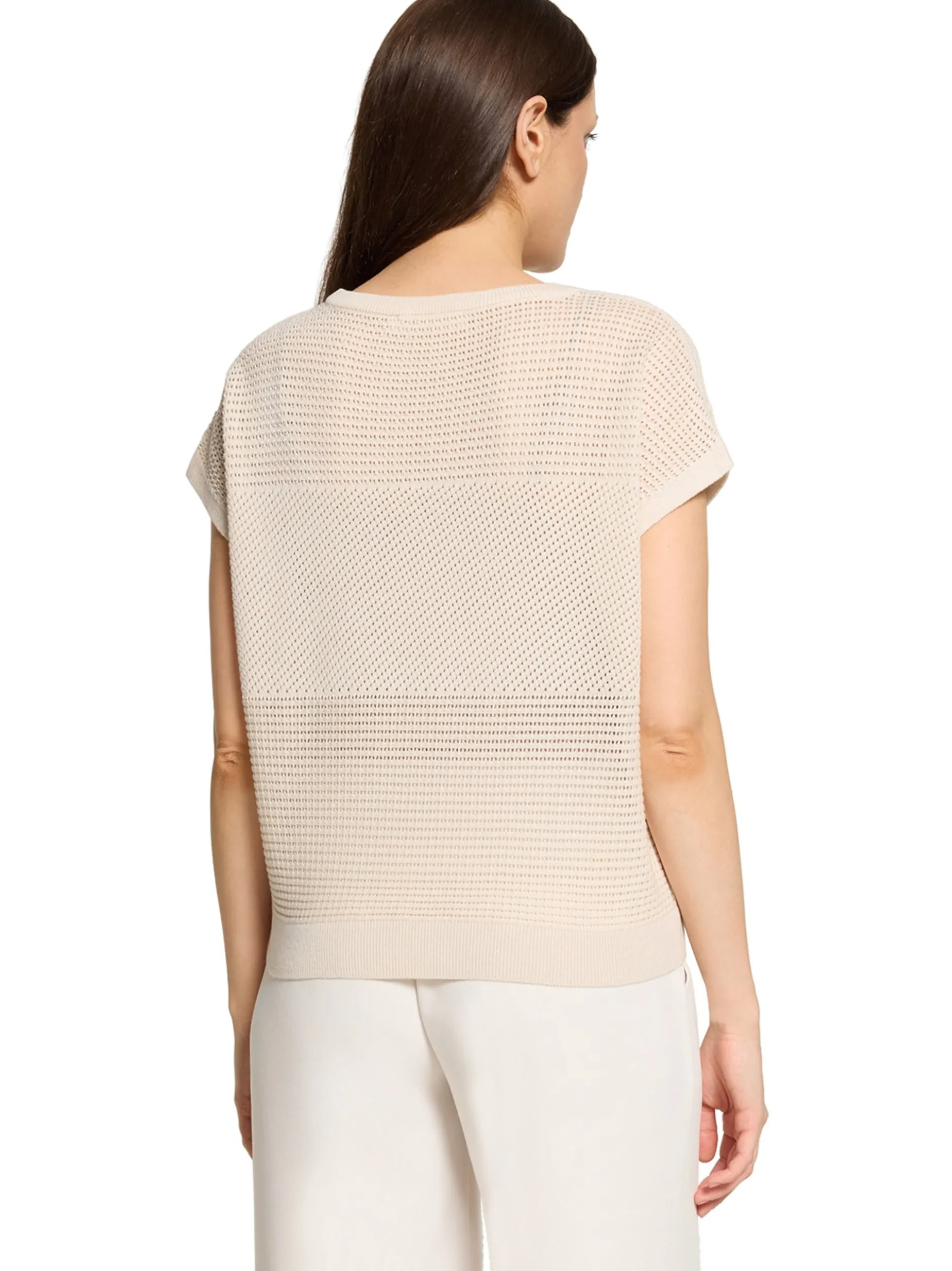 Betty & Co Damen Strickshirt in beige