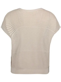 Betty & Co Damen Strickshirt in beige