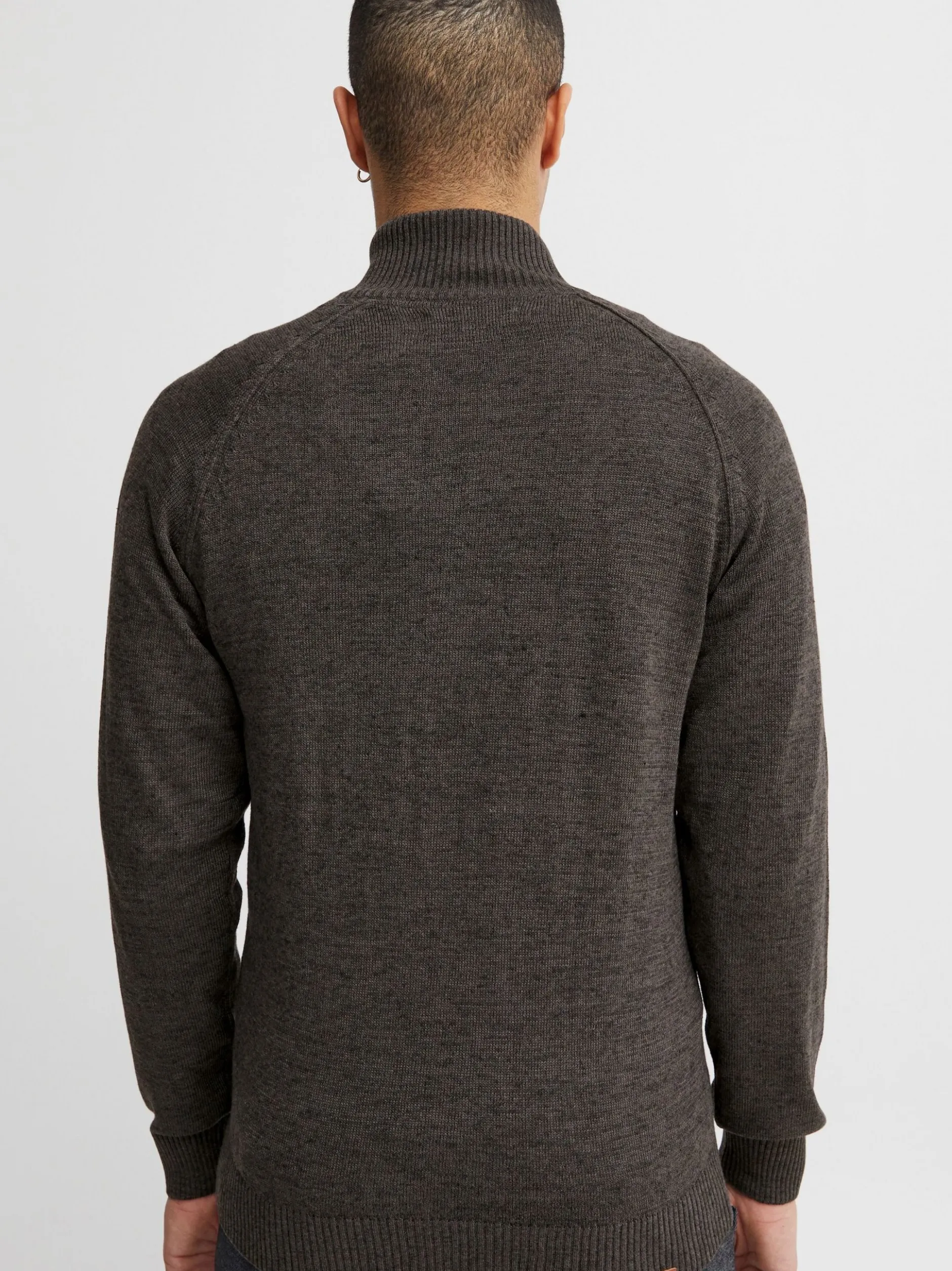 BLEND Herren Cardigan - BHDaniri in anthrazit