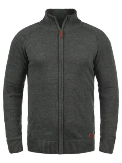 BLEND Herren Cardigan - BHDaniri in anthrazit