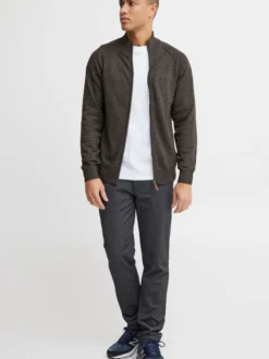 BLEND Herren Cardigan - BHDaniri in anthrazit
