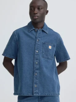 BLEND Herren Jeanshemd - BHIgs in medium stone