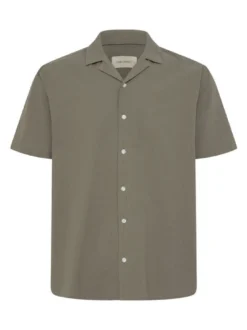 BLEND Herren Kurzarmhemd - BHAvan in oliv