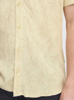 BLEND Herren Kurzarmhemd - BHace Shirt in beige