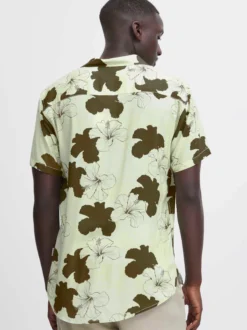 BLEND Herren Kurzarmhemd - BHShirt in grün
