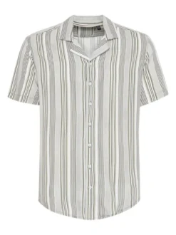 BLEND Herren Kurzarmhemd in grau