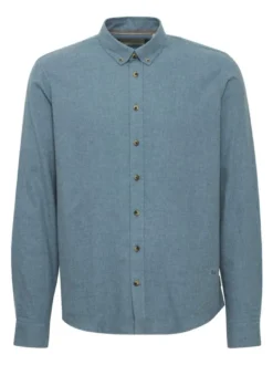 BLEND Herren Langarmhemd - BHBurley in aqua