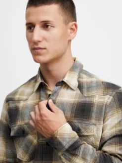BLEND Herren Langarmhemd - BHShirt in mehrfarbig