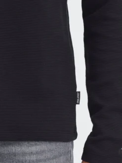 BLEND Herren Langarmshirt - BHForta in schwarz